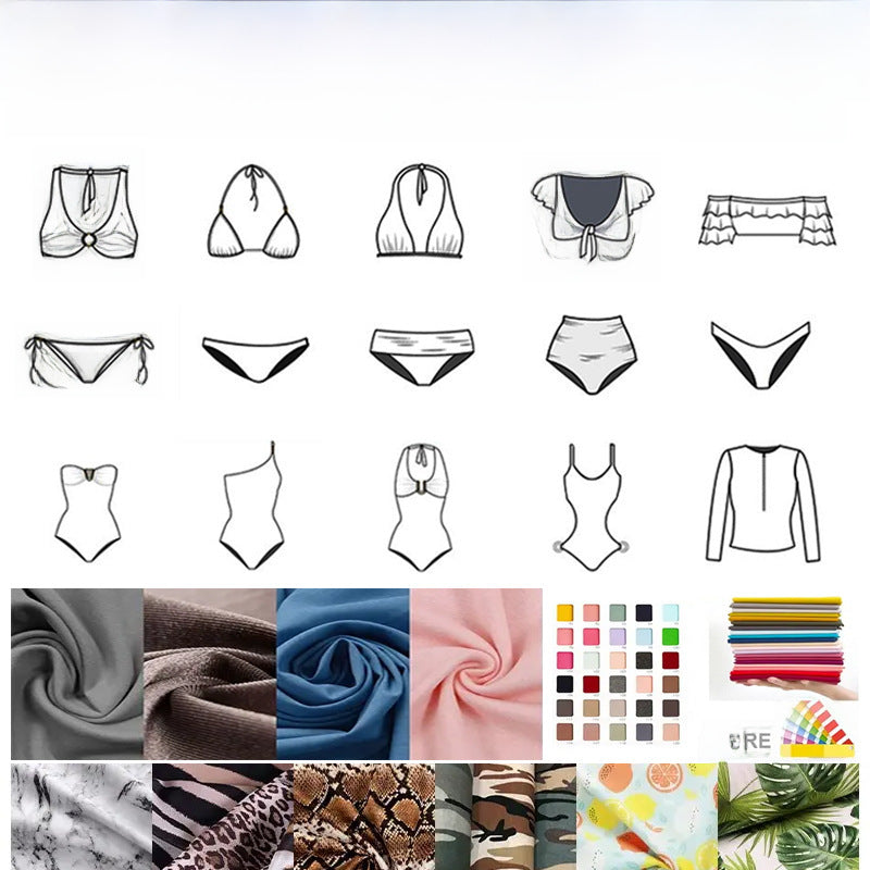 Wholesale Backless Lace-Up Two-Piece Swimsuit